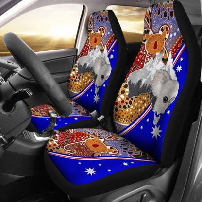 Australian Car Seat Covers - Australia Koala - 19 174914 - YourCarButBetter