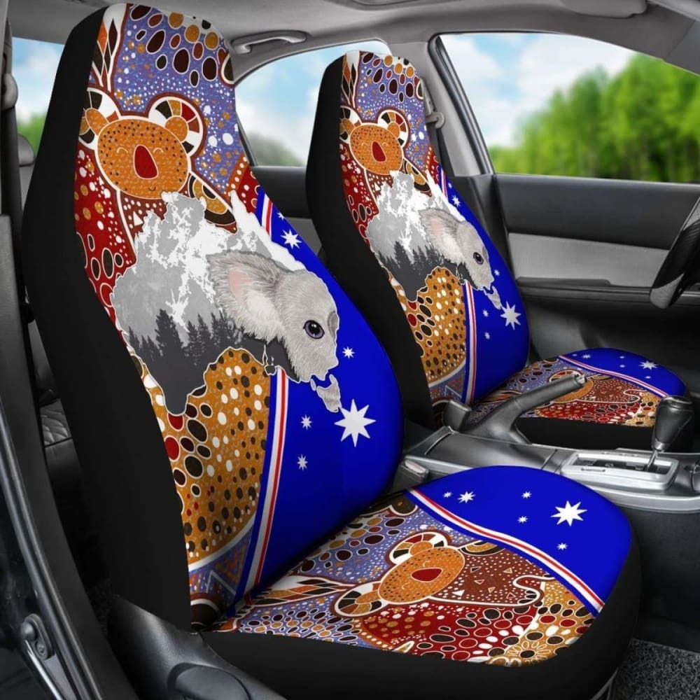Australian Car Seat Covers - Australia Koala - 19 174914 - YourCarButBetter