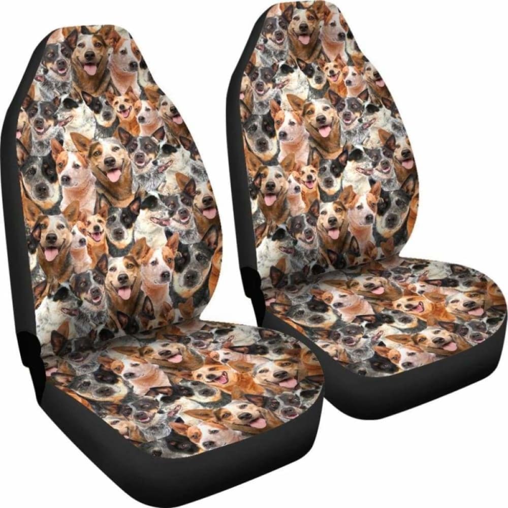 Australian Cattle Dog Full Face Car Seat Covers 090629 - YourCarButBetter
