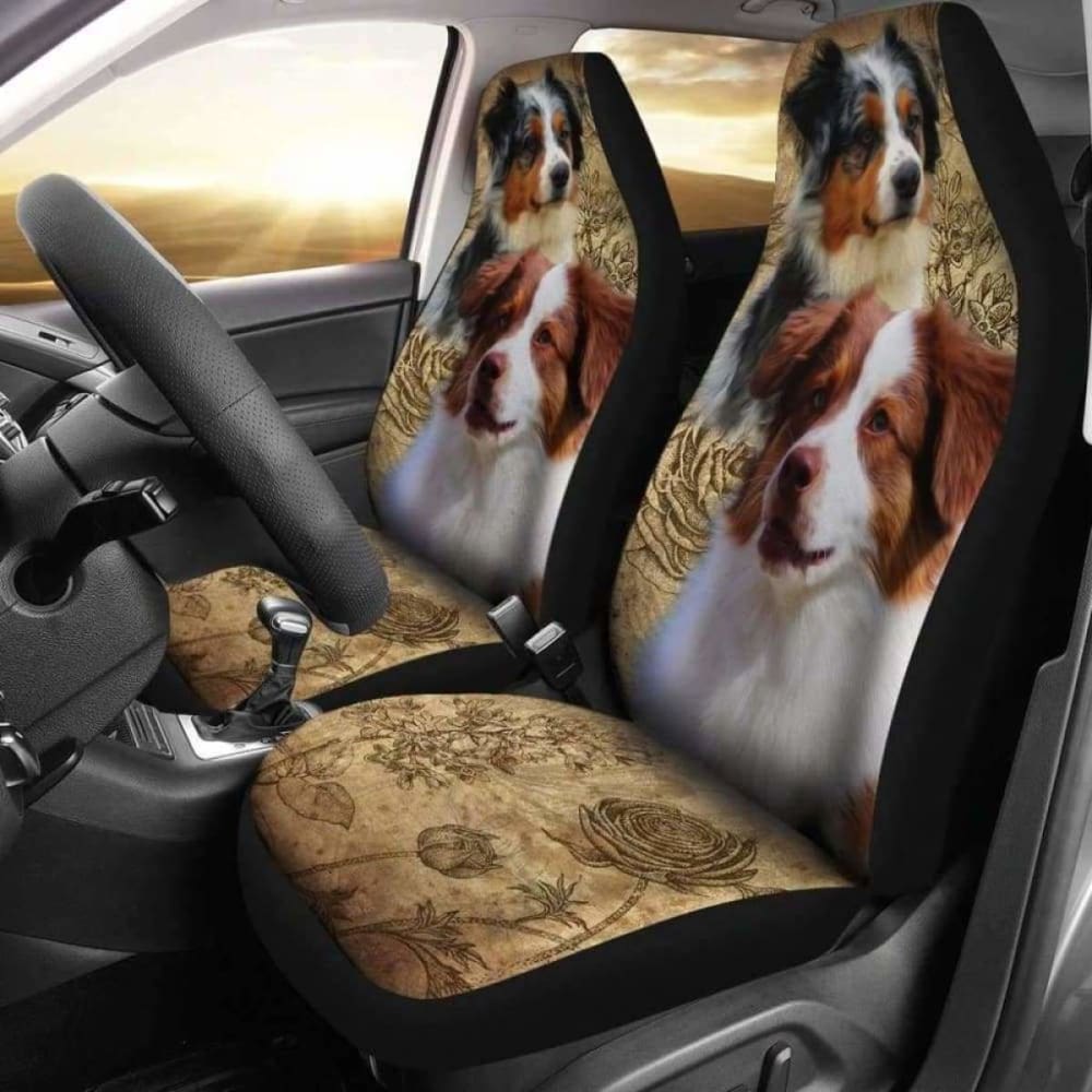 Australian Shepherd Car Seat Covers 091706