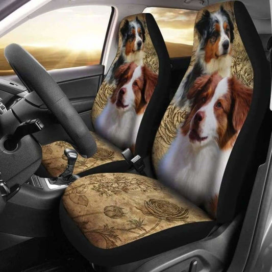 Australian Shepherd Car Seat Covers 091706