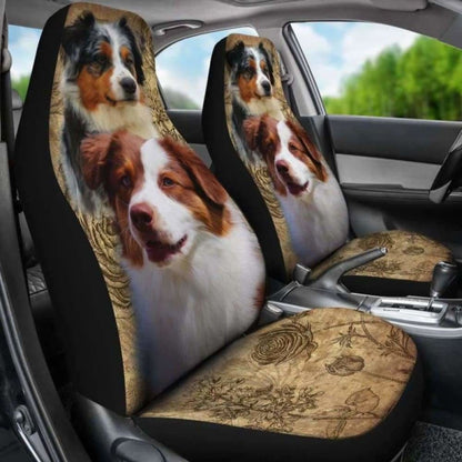 Australian Shepherd Car Seat Covers 091706