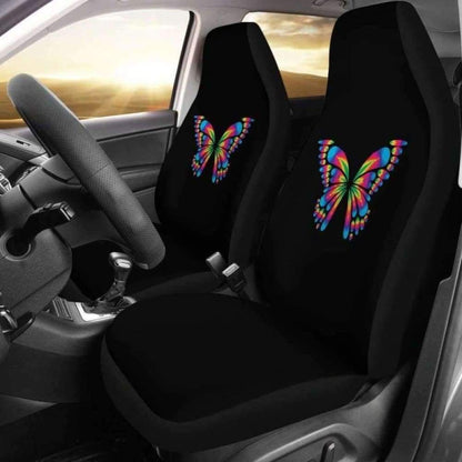 Autism Awareness Butterfly Car Seat Covers 171204