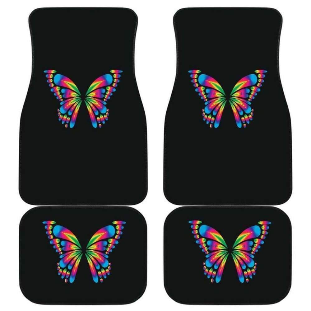 Autism Awareness Butterfly Front And Back Car Mats Set Of 4 202905