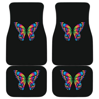 Autism Awareness Butterfly Front And Back Car Mats Set Of 4 202905