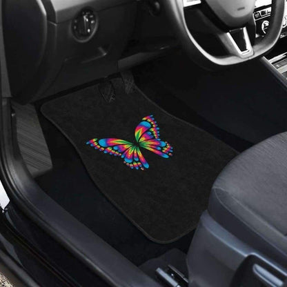 Autism Awareness Butterfly Front And Back Car Mats Set Of 4 202905