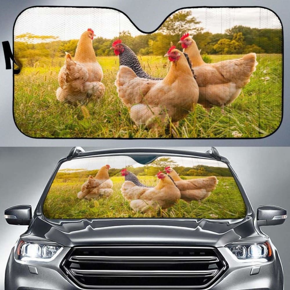 Auto Sun Shades - Chicken 12 085424 - YourCarButBetter