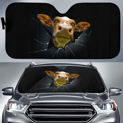 Auto Sun Shades - Cow 07 172609 - YourCarButBetter