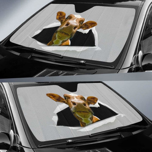 Auto Sun Shades - Cow 08 172609 - YourCarButBetter