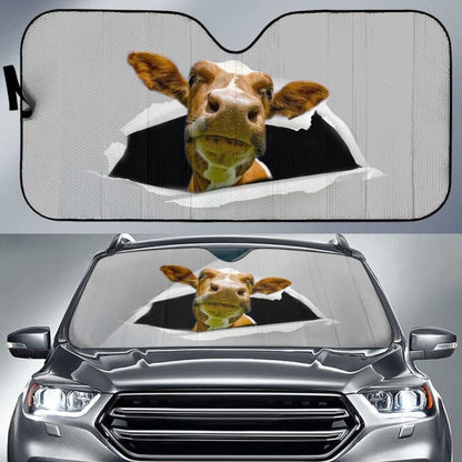 Auto Sun Shades - Cow 08 172609 - YourCarButBetter