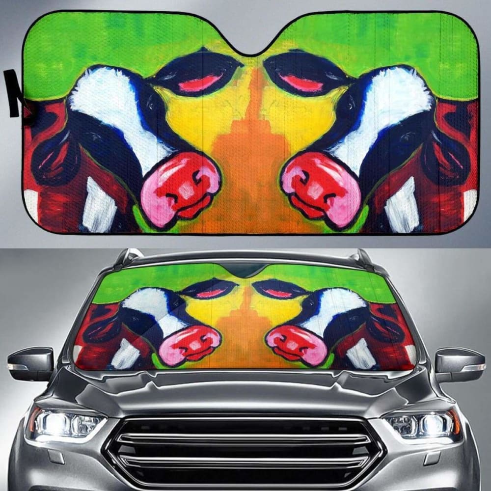 Auto Sun Shades - Cow 35 172609 - YourCarButBetter