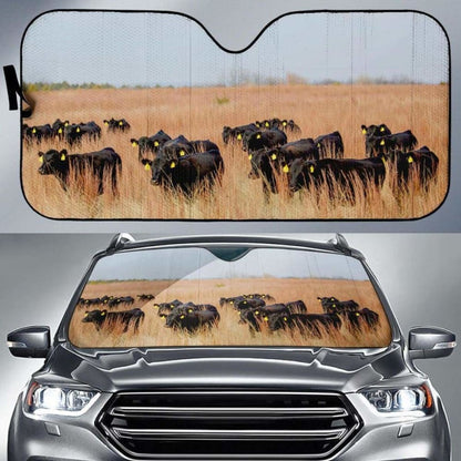 Auto Sun Shades - Cow 37 172609 - YourCarButBetter