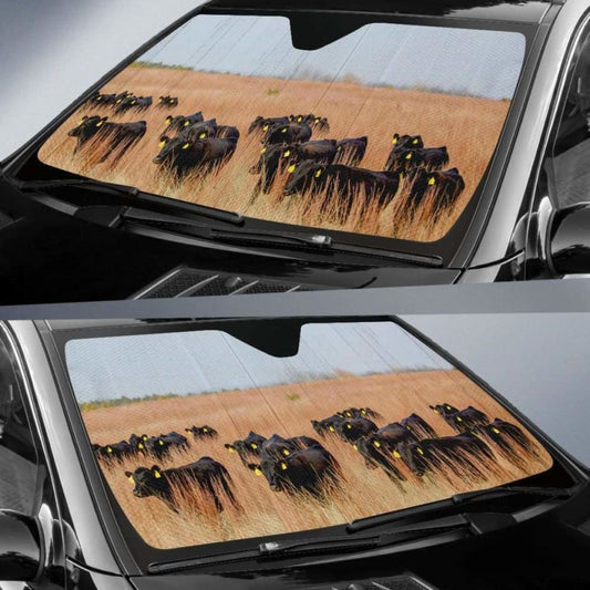 Auto Sun Shades - Cow 37 172609 - YourCarButBetter