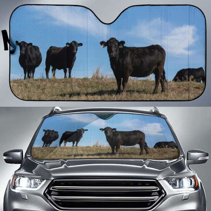 Auto Sun Shades - Cow 38 172609 - YourCarButBetter
