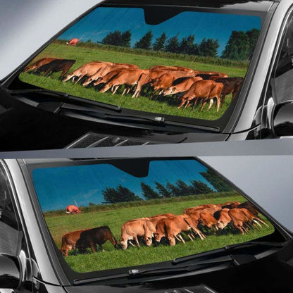 Auto Sun Shades - Cow 40 172609 - YourCarButBetter