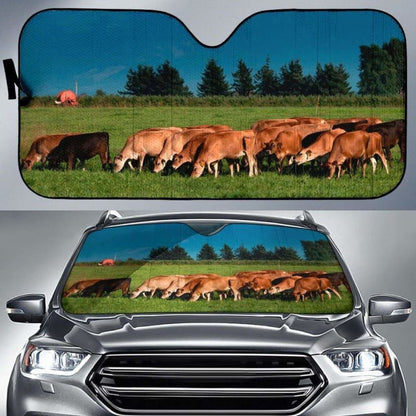 Auto Sun Shades - Cow 40 172609 - YourCarButBetter