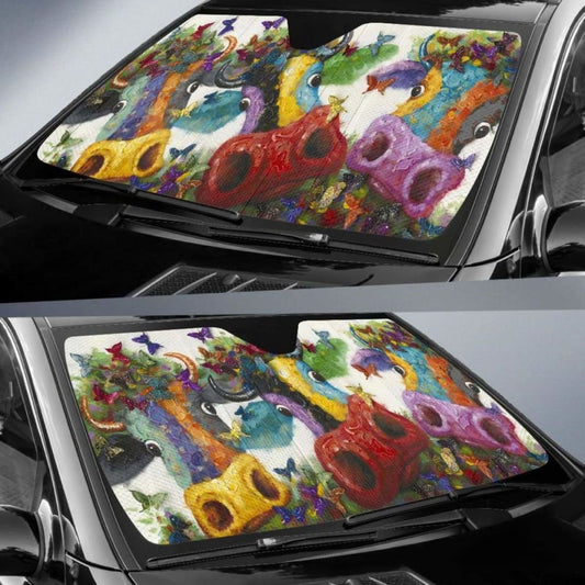 Auto Sun Shades - Cow 45 172609 - YourCarButBetter