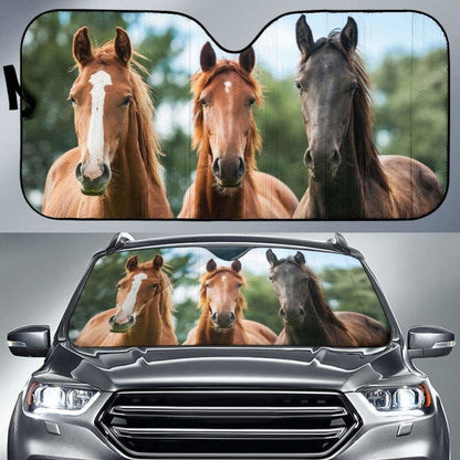 Auto Sun Shades - Horse 01 172609 - YourCarButBetter