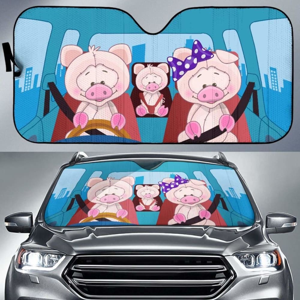 Auto Sun Shades - Pig 02 102507 - YourCarButBetter