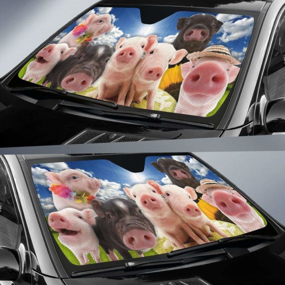 Auto Sun Shades - Pig 03 102507 - YourCarButBetter