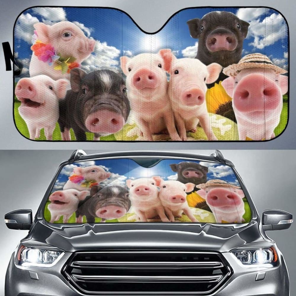 Auto Sun Shades - Pig 03 102507 - YourCarButBetter