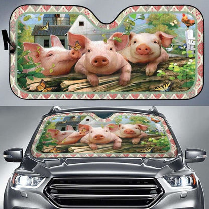 Auto Sun Shades - Pig 09 102507 - YourCarButBetter