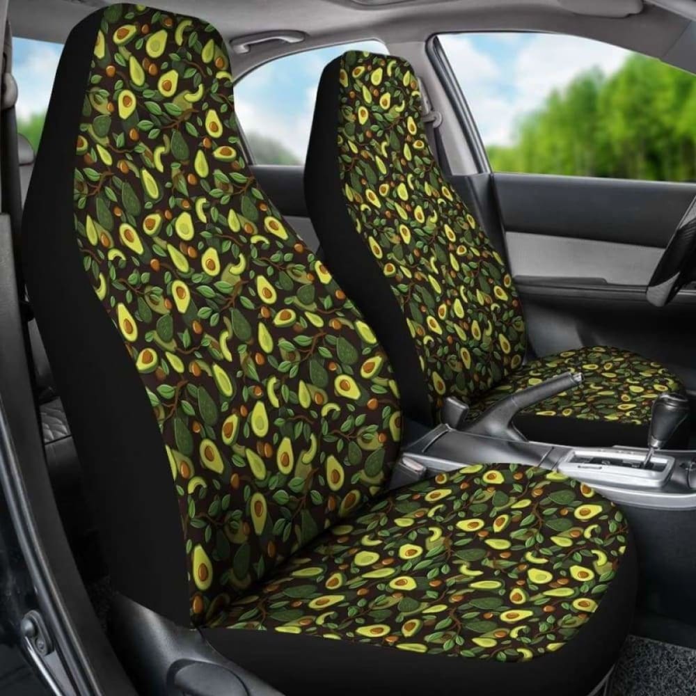 Avocado Pattern Car Seat Covers Seat Protectors 174914 - YourCarButBetter