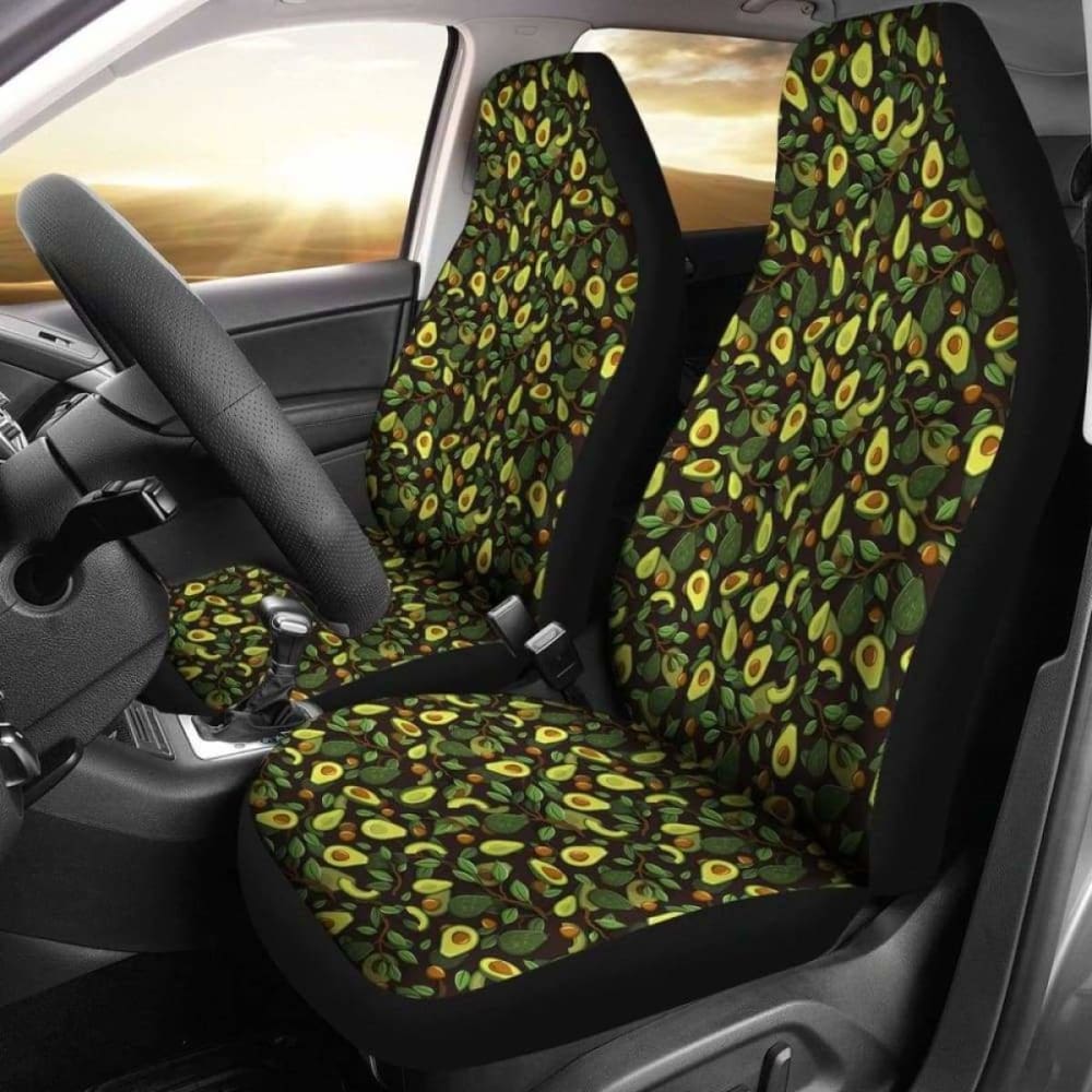 Avocado Pattern Car Seat Covers Seat Protectors 174914 - YourCarButBetter