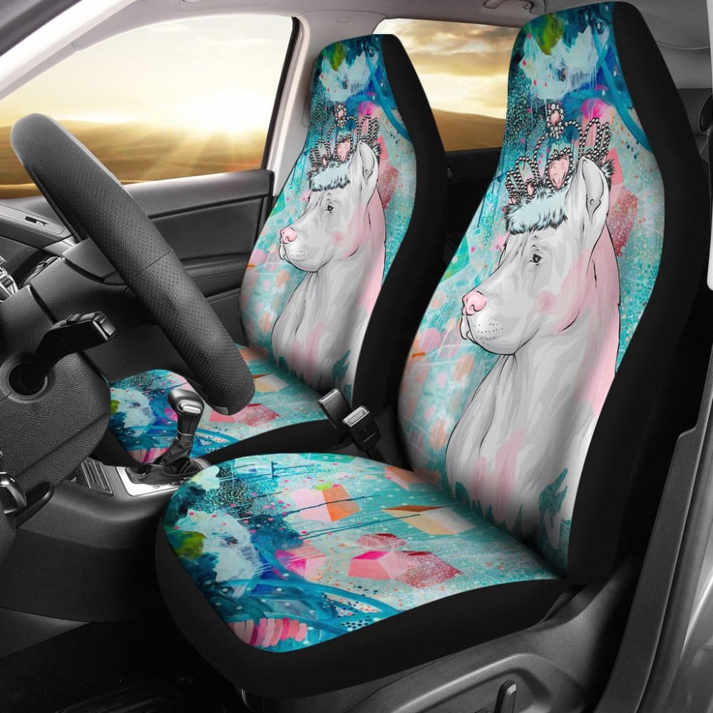 Awesome Gifts for Pitbull Lovers Royal Crown Pitbull Car Seat Covers 212501 - YourCarButBetter