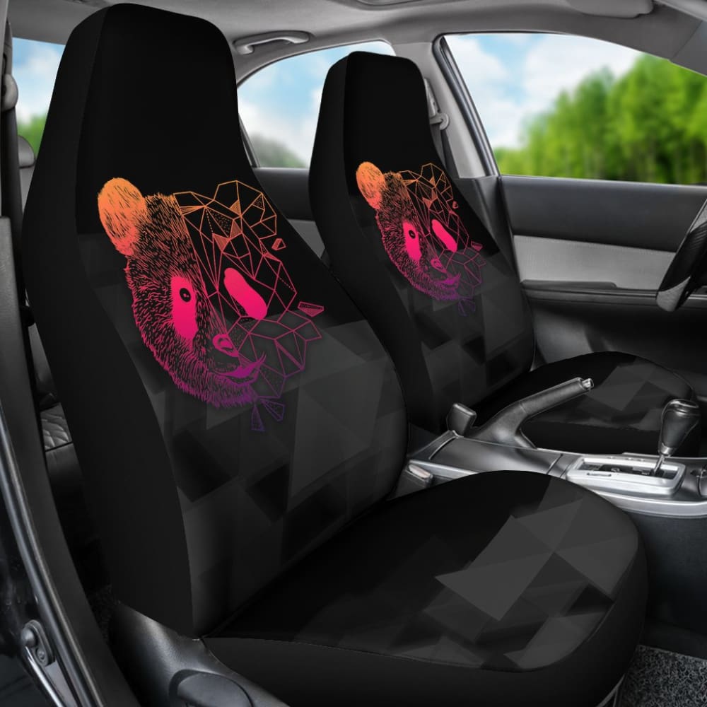 Awesome Poly Panda Design Car Seat Covers 211106 - YourCarButBetter