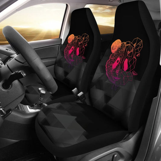 Awesome Poly Panda Design Car Seat Covers 211106 - YourCarButBetter