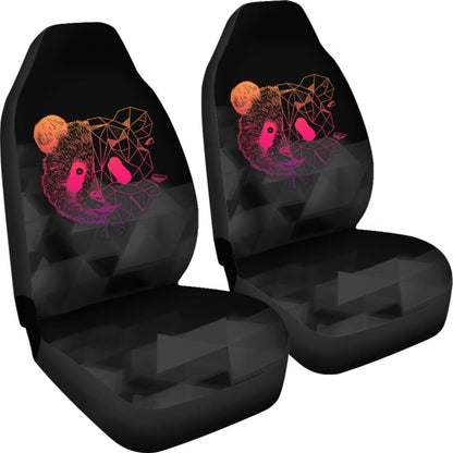 Awesome Poly Panda Design Car Seat Covers 211106 - YourCarButBetter