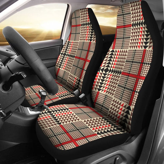 Awesome Tartan Plaid Car Seat Cover 093223 - YourCarButBetter
