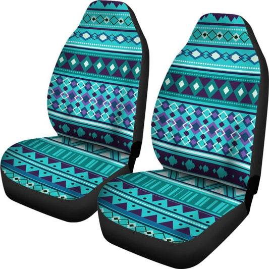 Aztec Blue Teal Car Seat Covers 174510 - YourCarButBetter