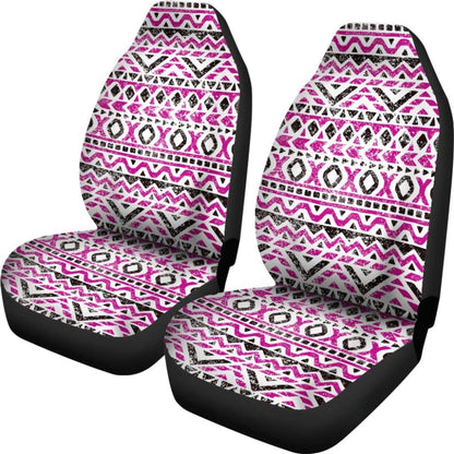 Aztec Hot Pink And Black Car Seat Covers 174510 - YourCarButBetter