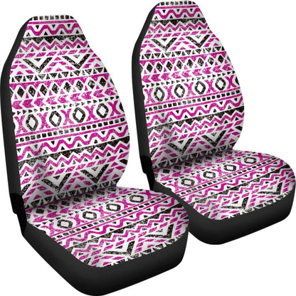 Aztec Hot Pink And Black Car Seat Covers 174510 - YourCarButBetter