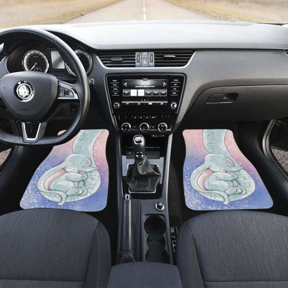 Baby Elephant Front And Back Car Mats 101819 - YourCarButBetter