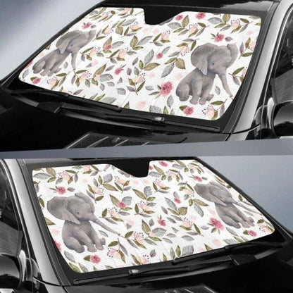 Baby Elephants Car Auto Sun Shades 104020 - YourCarButBetter