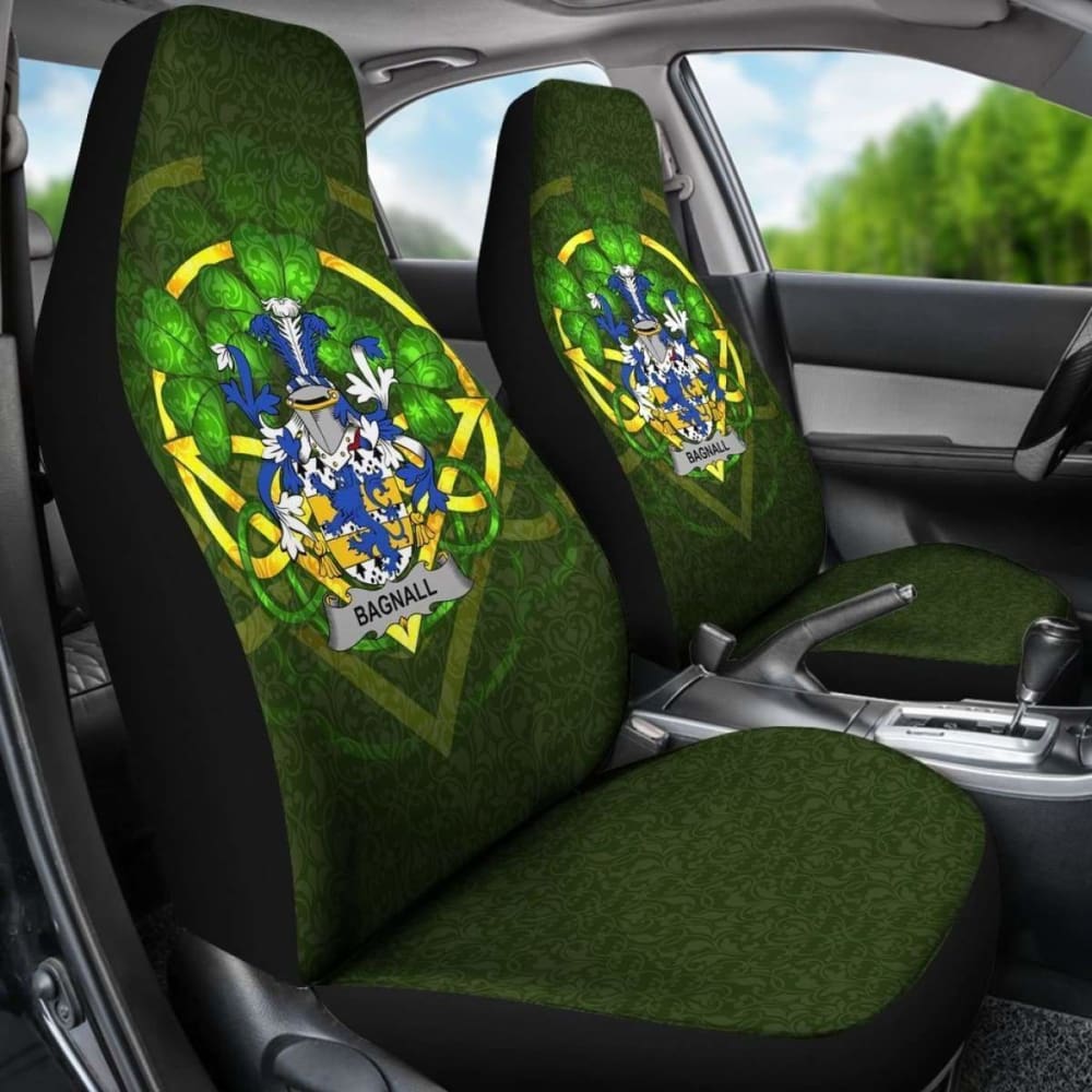 Bagnall Ireland Car Seat Cover Celtic Shamrock (Set Of Two) 154230 - YourCarButBetter