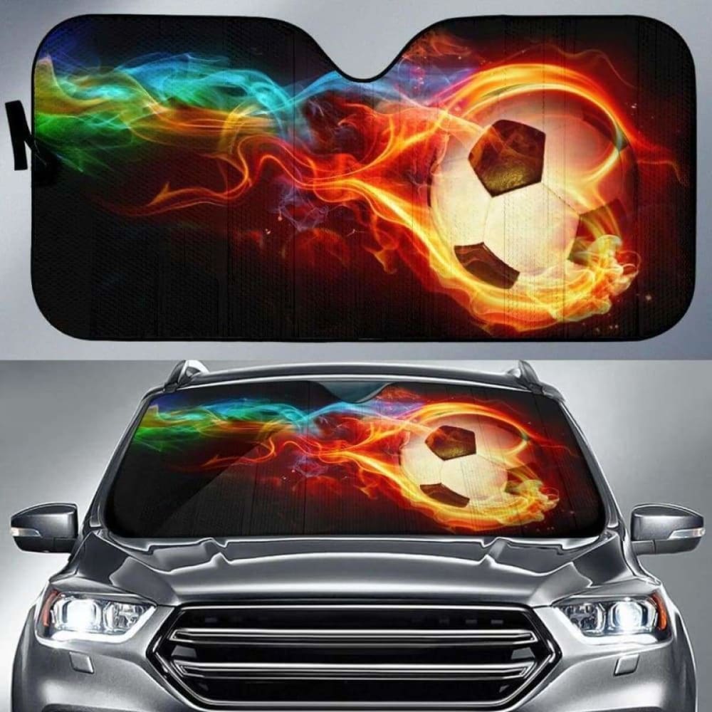 Ball Fire Car Auto Sun Shades 085424 - YourCarButBetter