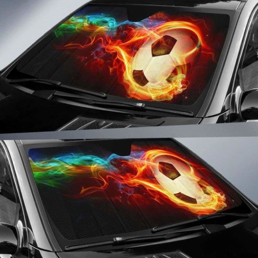 Ball Fire Car Auto Sun Shades 085424 - YourCarButBetter