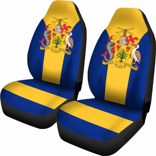 Barbados Coat Of Arms Car Seat Cover 2 221205 - YourCarButBetter
