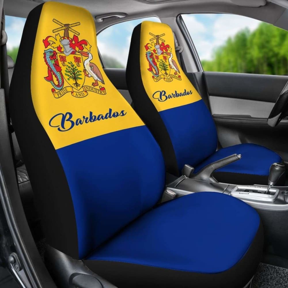 Barbados Coat Of Arms Car Seat Covers 5 221205 - YourCarButBetter