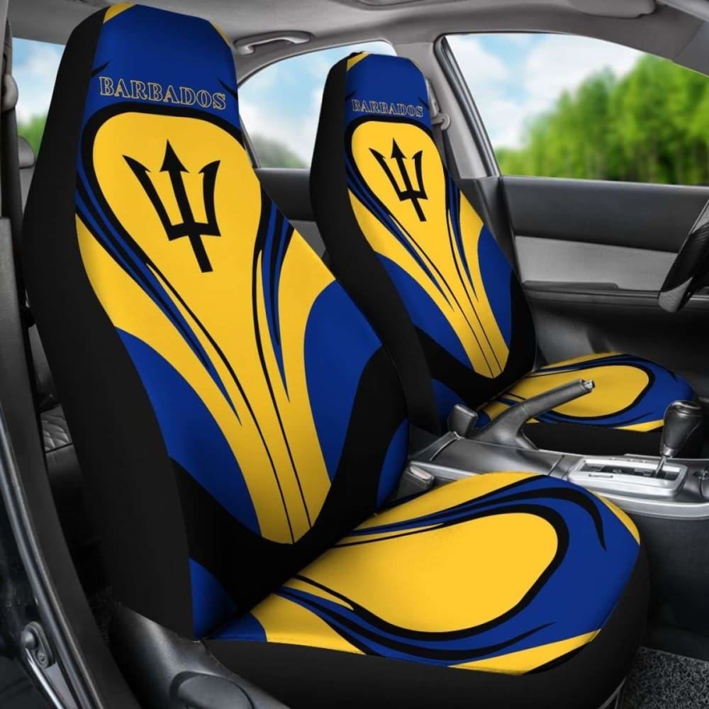 Barbados Flag Car Seat Covers Cannon Style 10 221205 - YourCarButBetter