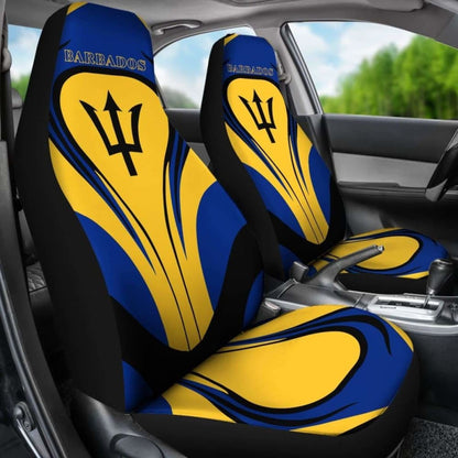 Barbados Flag Car Seat Covers Cannon Style 10 221205 - YourCarButBetter