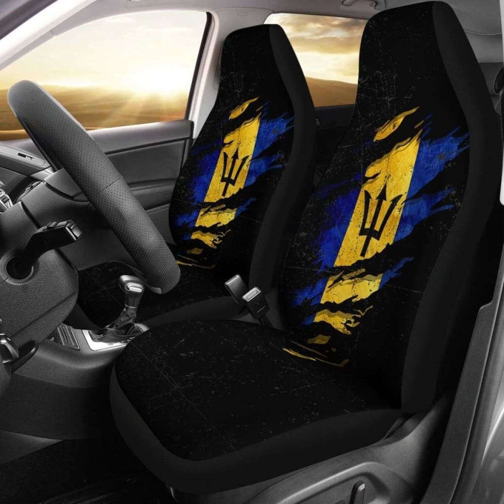 Barbados In Me Car Seat Covers - Special Grunge Style 221205 - YourCarButBetter