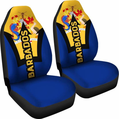 Barbados National Symbols Car Seat Covers 221205 - YourCarButBetter