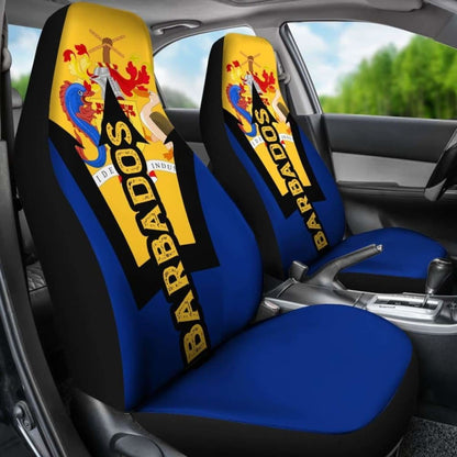 Barbados National Symbols Car Seat Covers 221205 - YourCarButBetter