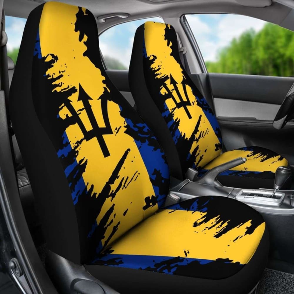 Barbados Painting Car Seat Cover 72 221205 - YourCarButBetter