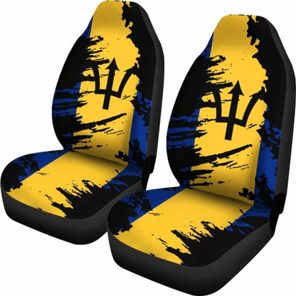 Barbados Painting Car Seat Cover 72 221205 - YourCarButBetter